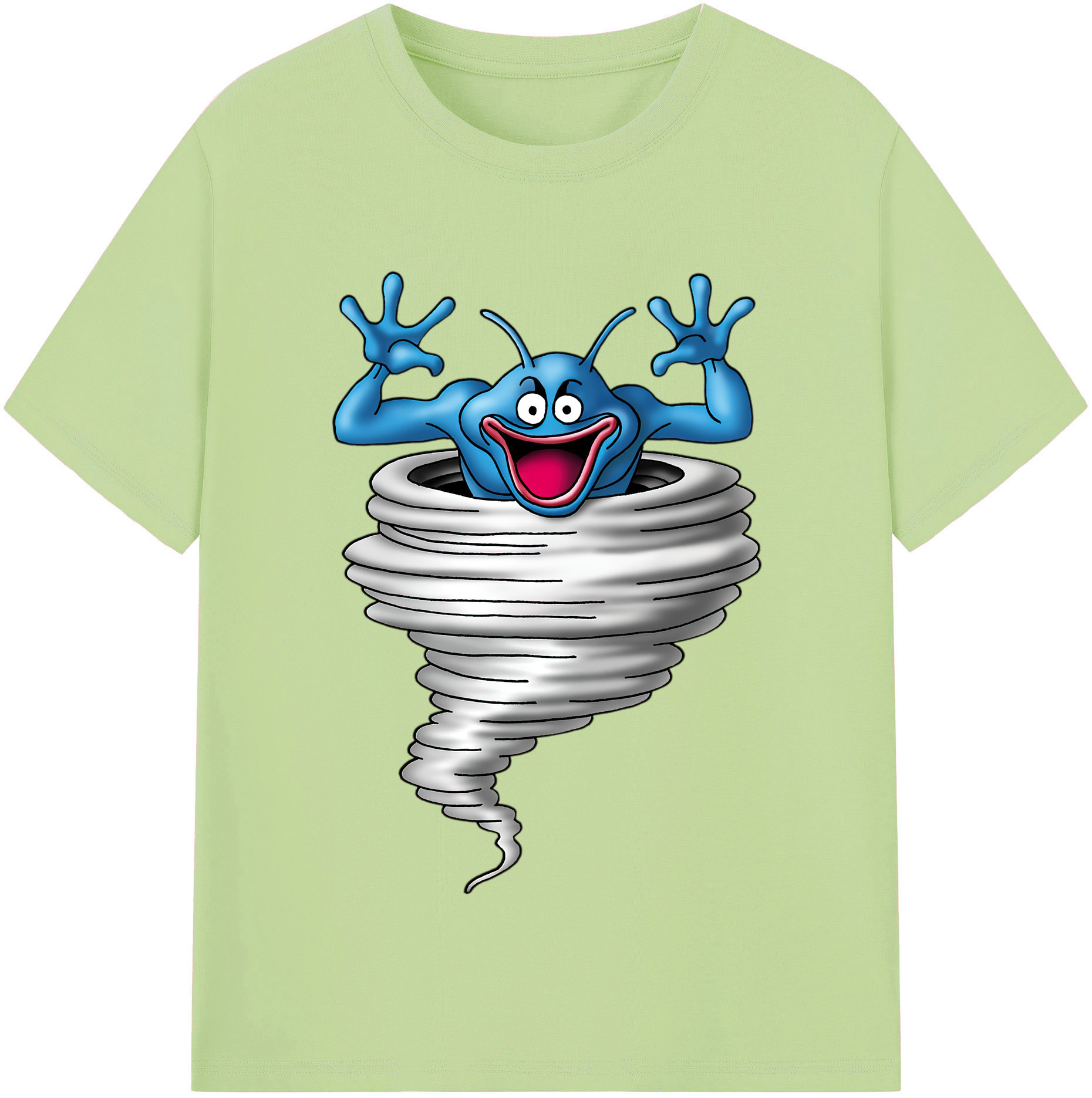 （画像用） ドラゴンクエスト Doragon Kuesuto Dragon Quest 綿100％半袖Tシャツ（フロントプリント）